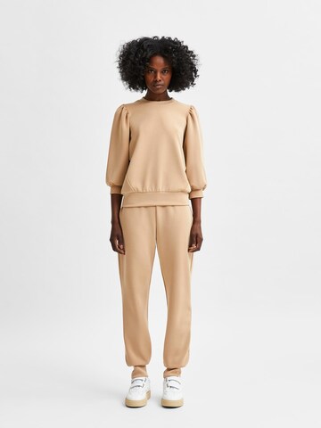 SELECTED FEMME - Sudadera 'Tenny' en marrón