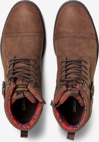 JACK & JONES Schnürschuh 'CHICHESTER' in Braun