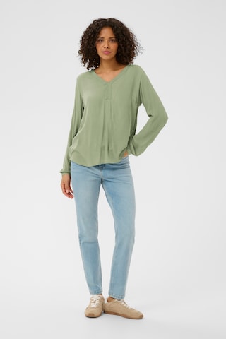 Kaffe Bluzka 'Amber' w kolorze zielony