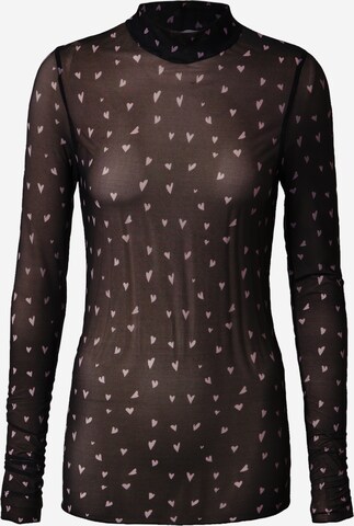 Camicia da donna di Moves in nero: frontale