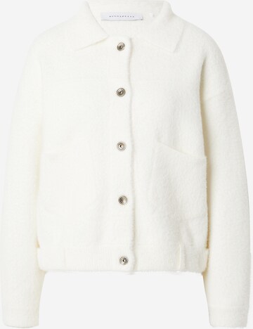 RINO & PELLE Knit Cardigan 'Bubbly' in White: front