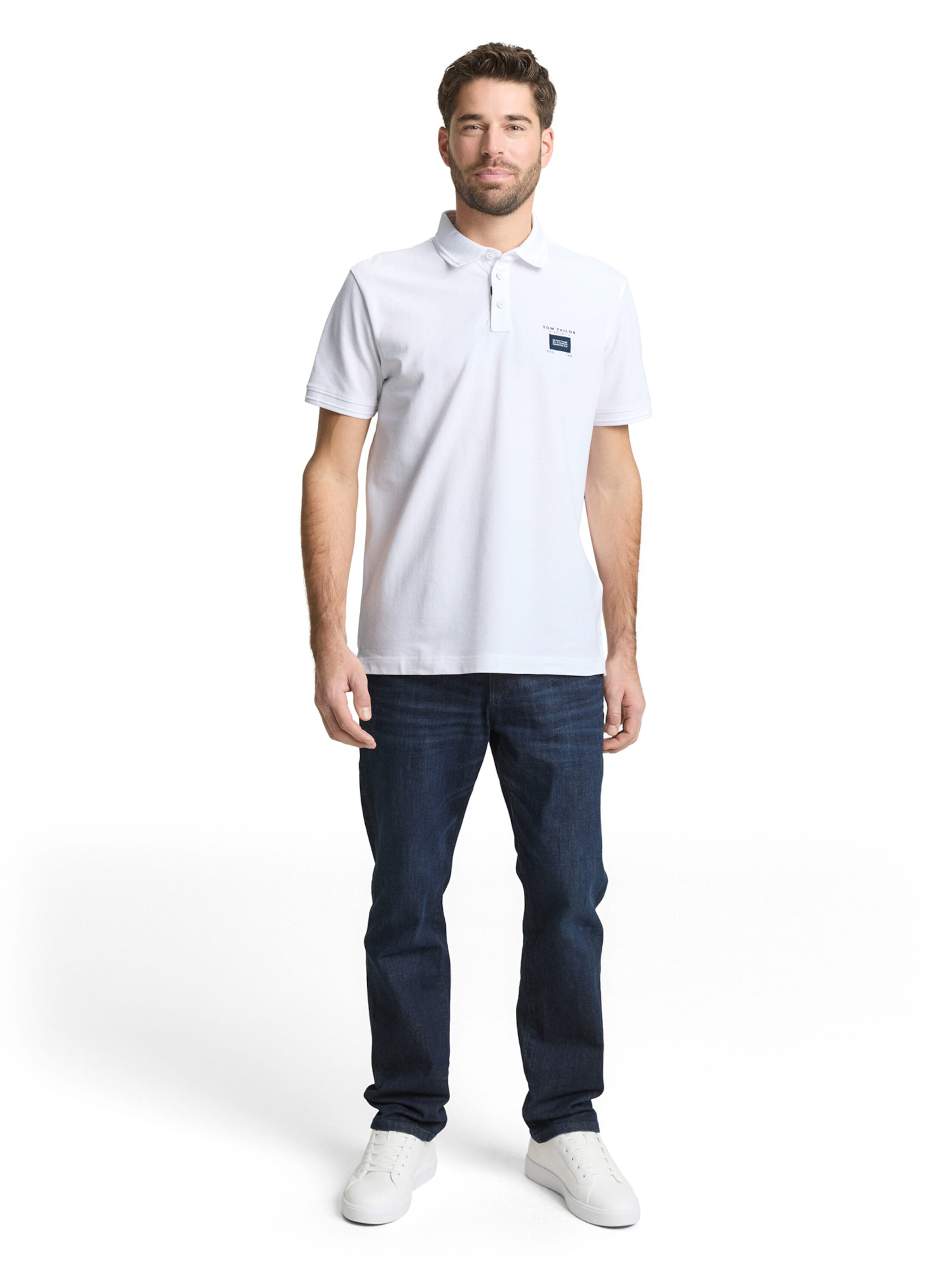 TOM TAILOR Majica | bela barva