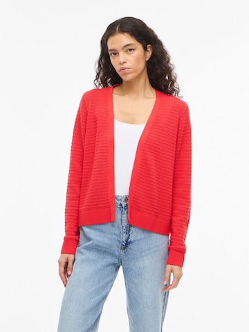 Cardigan 'VILollo' VILA en rouge : devant