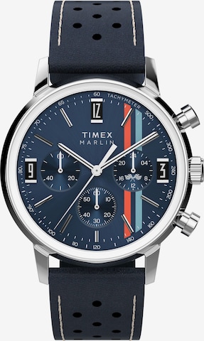 TIMEX Analoguhr 'Marlin' in Blau: Vorderseite