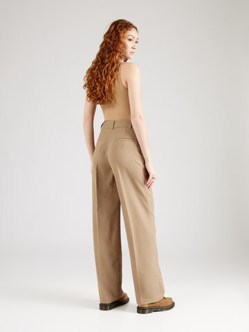 Wide Leg Pantalon à pince 'Gale' modström en beige