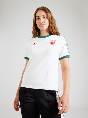 T-shirt fonctionnel 'FIGC' ADIDAS PERFORMANCE en blanc : devant