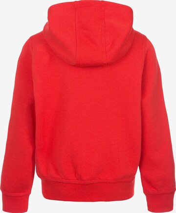 NIKE Athletic Zip-Up Hoodie 'Team Club' in Red