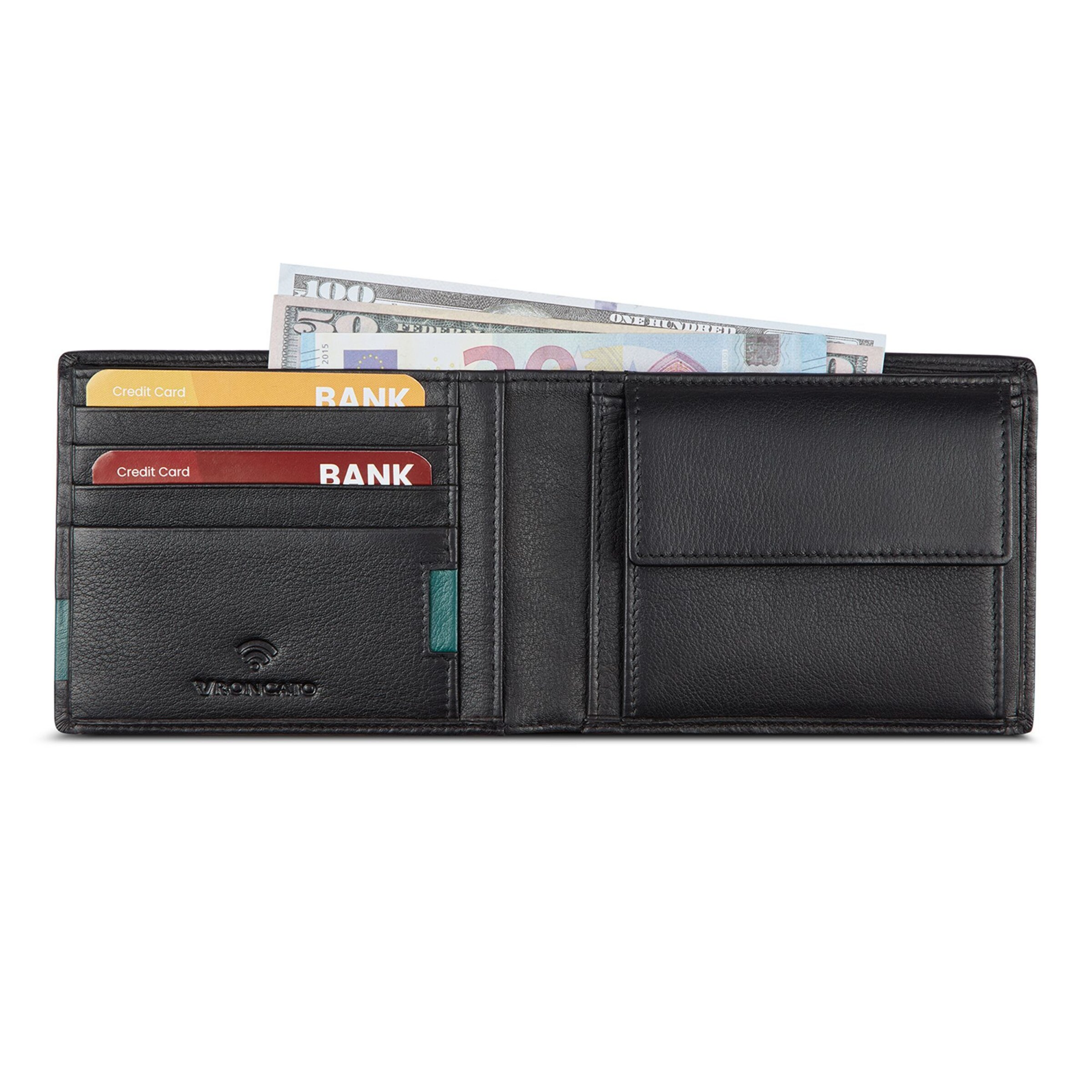 Roncato Wallet 'Monaco' in Black