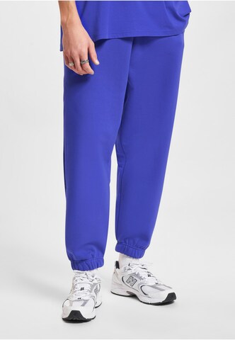 DEF Tapered Broek in Blauw: voorkant