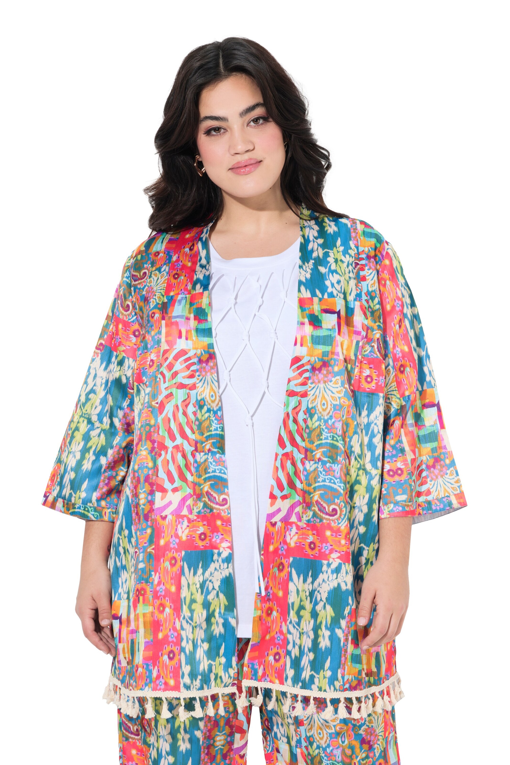 Angel of Style Kimono in Gemengde kleuren: voorkant