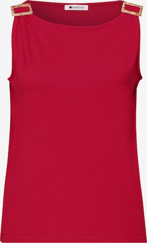 STREET ONE - Top en rojo: frente