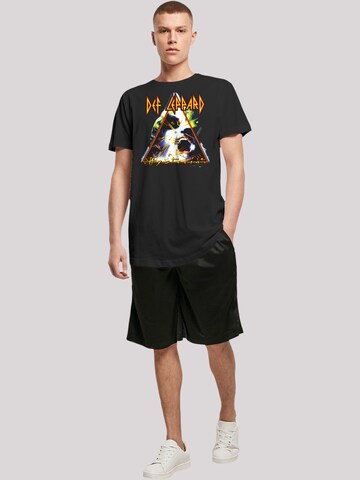 T-Shirt 'Def Leppard Hysteria' F4NT4STIC en noir