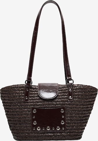 Cabas Bershka en marron : devant