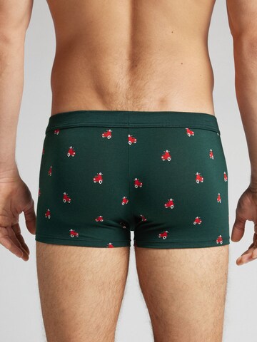INTIMISSIMI Boxer 'Scooter-Print' in Grün