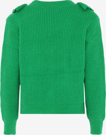 faina Knit cardigan in Green