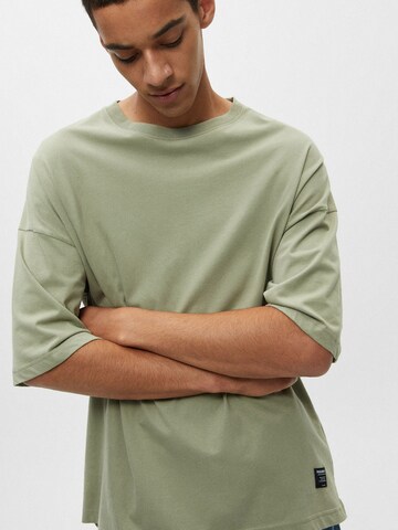 Pull&Bear T-Shirt in Grün