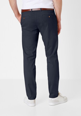 REDPOINT Slimfit Chinohose in Blau