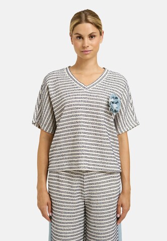 Milano Italy Sweatshirt in White: front