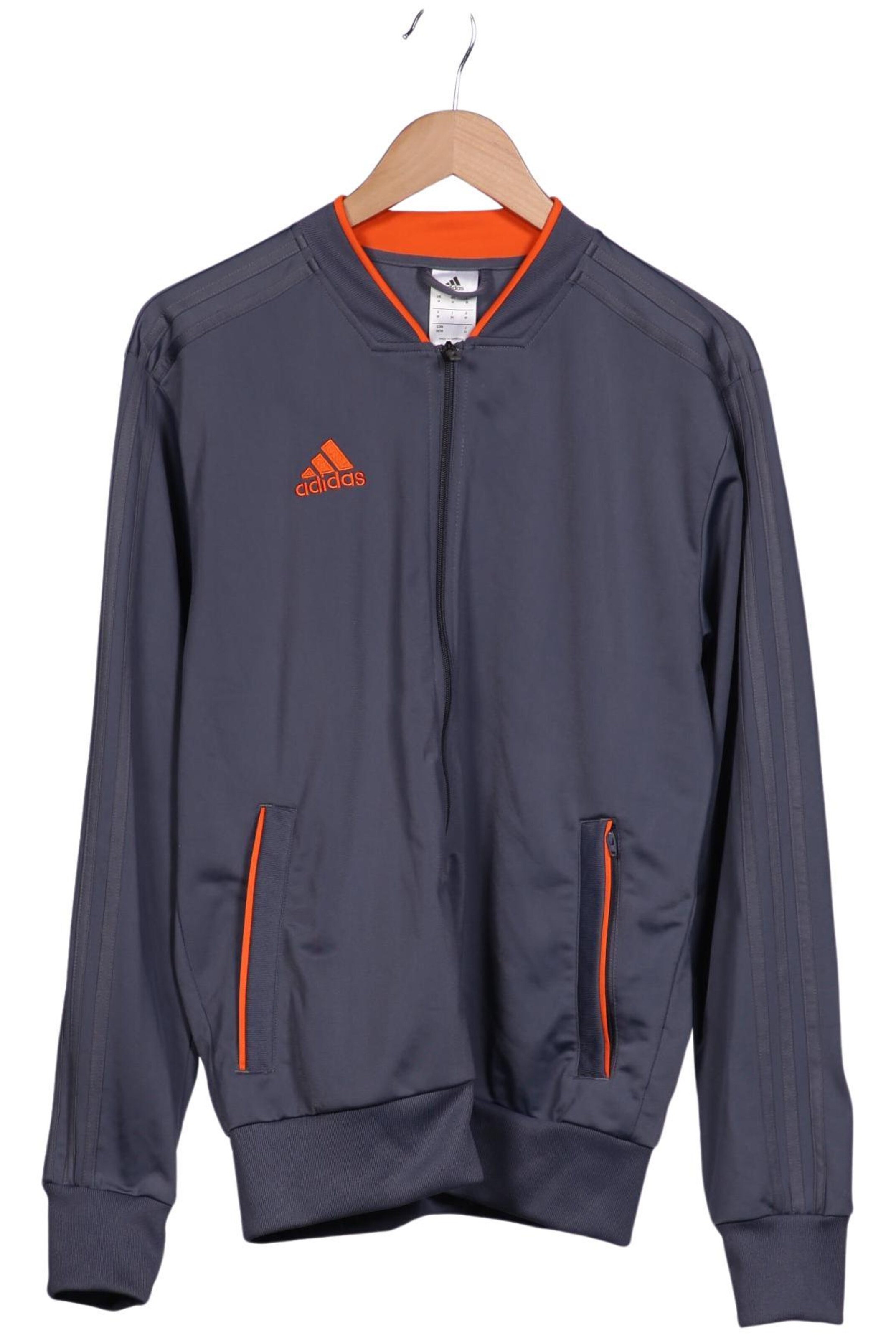 ADIDAS PERFORMANCE Sweatshirt & Zip-Up Hoodie in M in Grey: front
