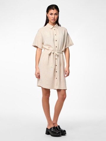 PIECES Kleid 'Vinsty' in Beige