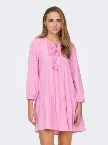 ONLY Shirt Dress 'VINNIE' in Pink: front