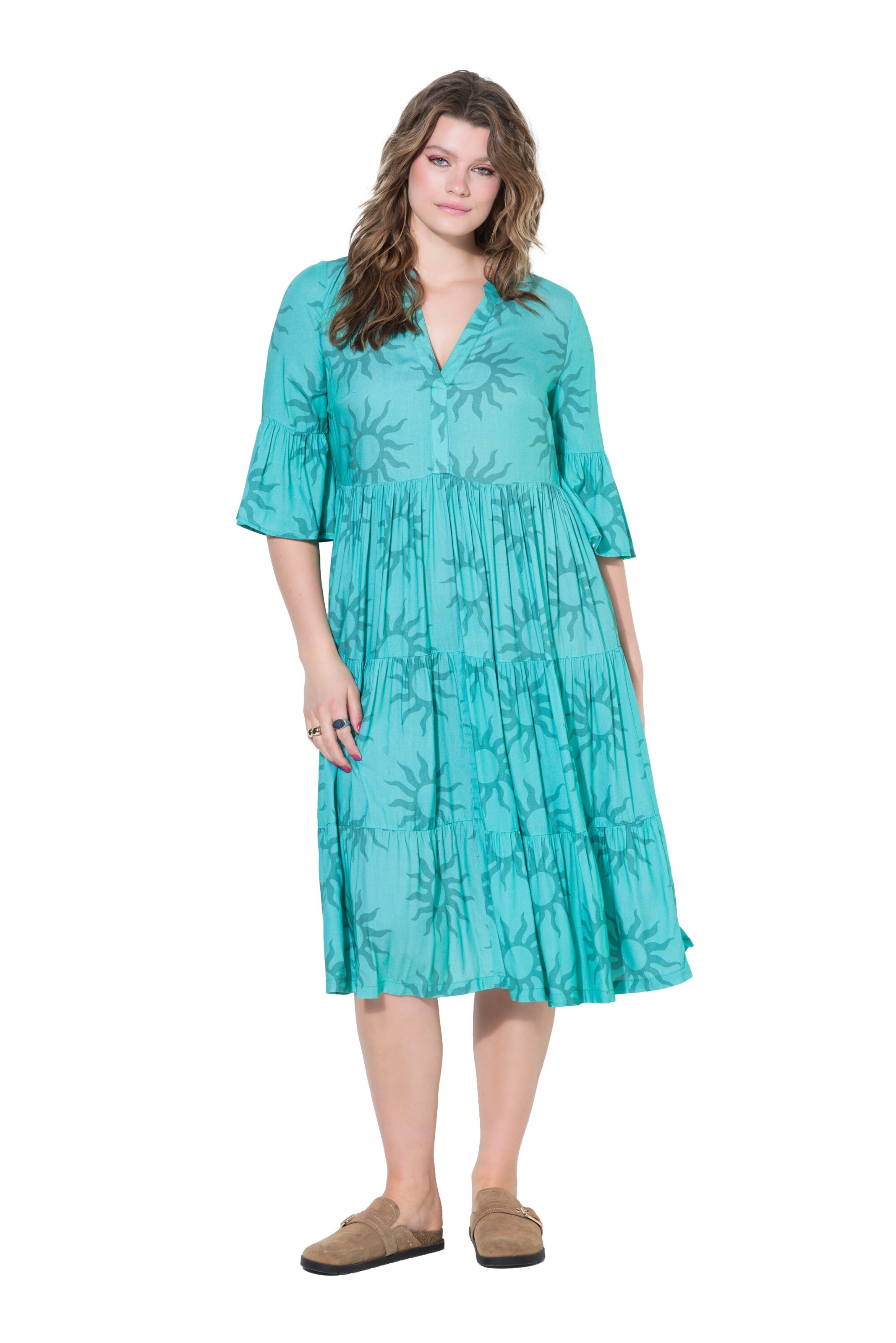 Studio Untold Midikleid in Blau: Vorderseite