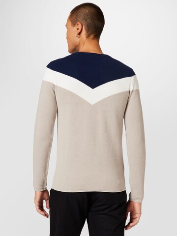 Key Largo - Pullover 'RÜDIGER' em bege