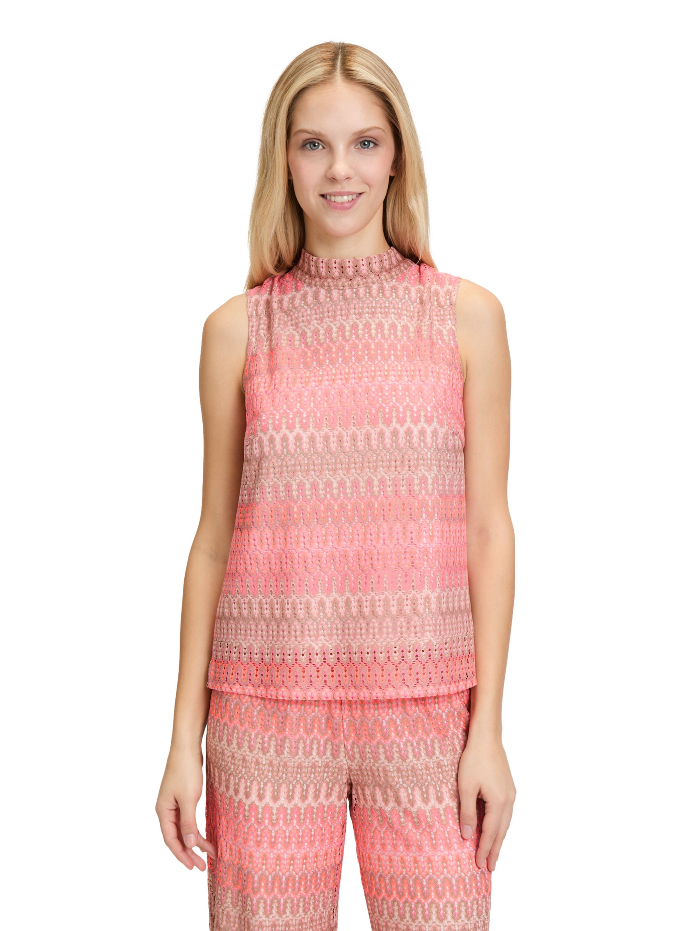 Cartoon Blouse in Oranje: voorkant