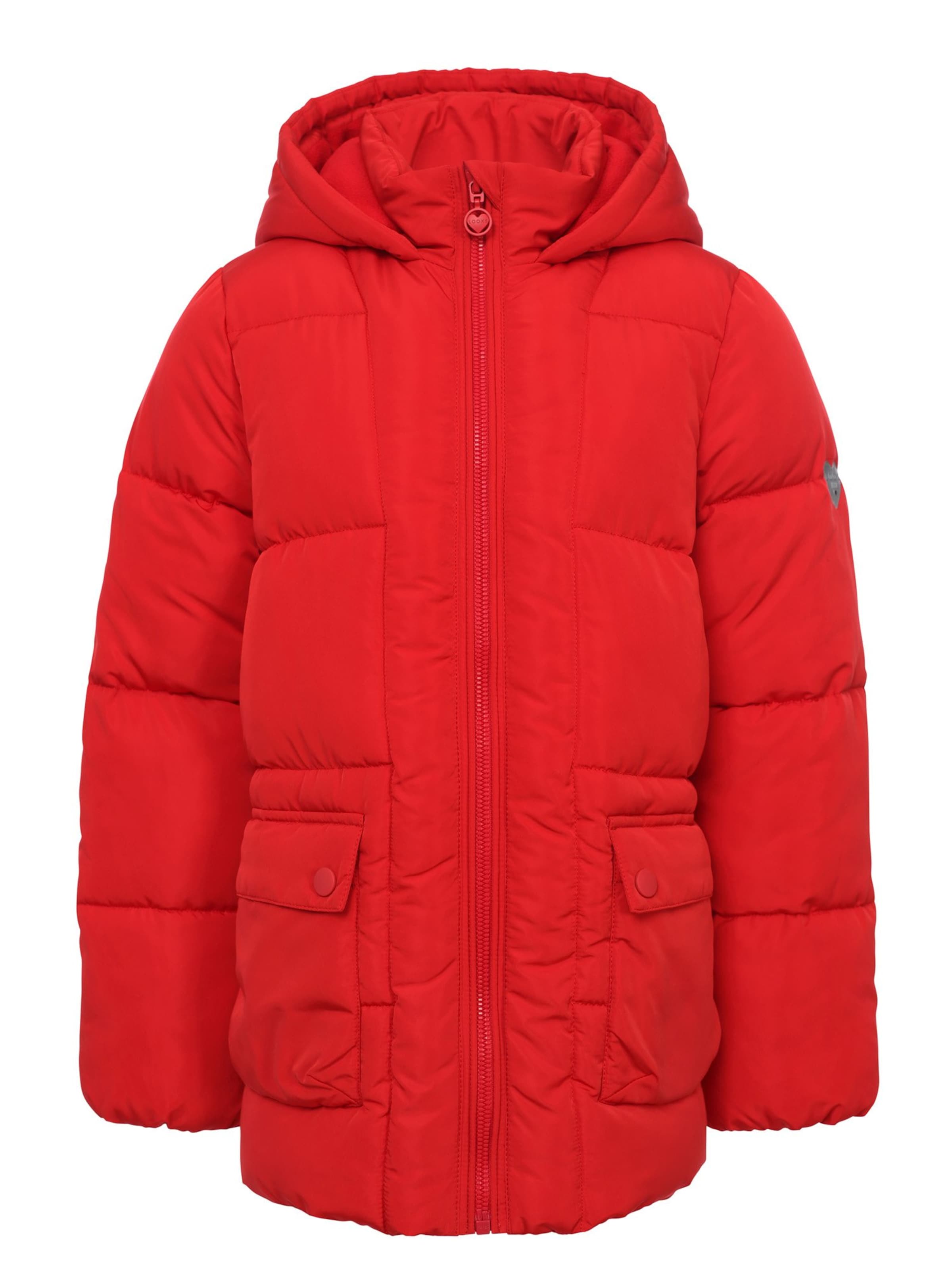 Looxs Revolution Winterjas in Rood: voorkant