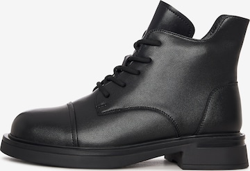 Bottines à lacets CESARE GASPARI en noir : devant