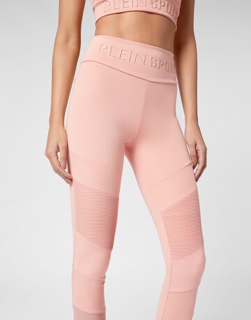 Plein Sport - Skinny Leggings en rosa
