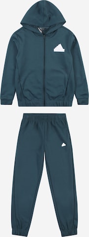 ADIDAS PERFORMANCE Trainingspak 'Future Icons Logo' in Blauw: voorkant