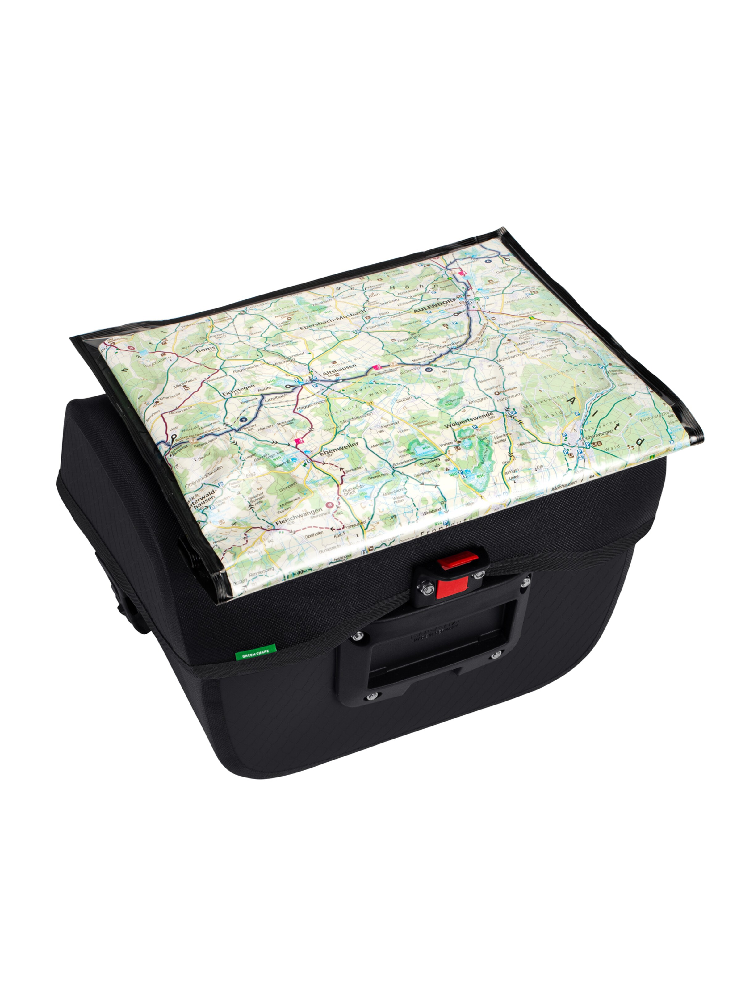 VAUDE Lenkertaschen ' Aqua Box ' in Schwarz