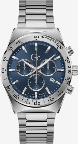 Gc Analog Watch 'Clubhouse' in Silver: front