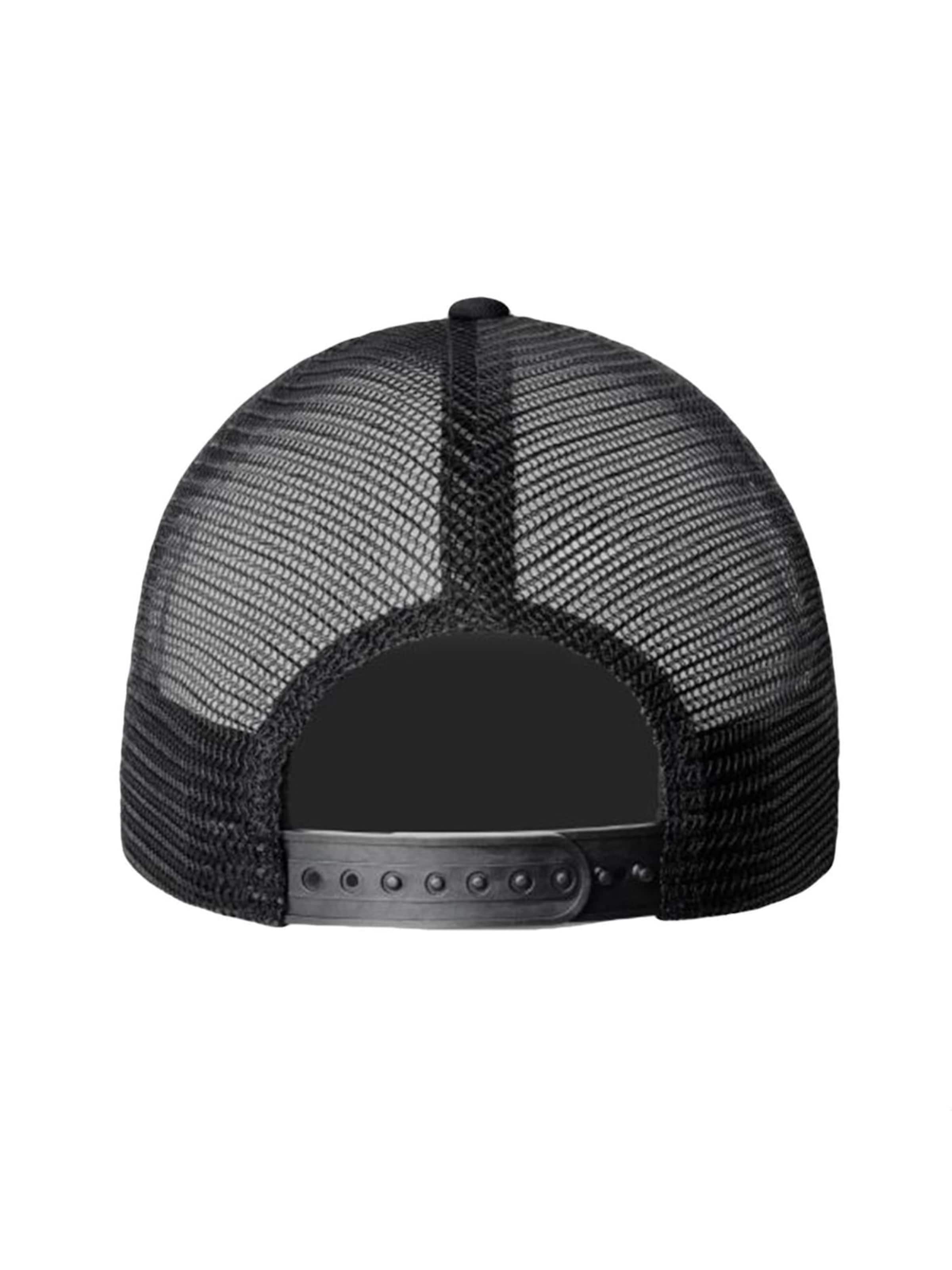 KANGOL Kapelusz 'Kangaroo Trucker Black' w kolorze czarny