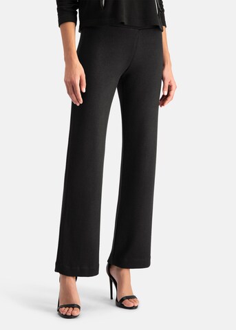 Nicowa Boot cut Pants 'Nowina' in Black: front