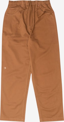CONVERSE Regular Broek in Bruin: voorkant
