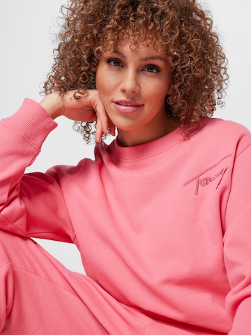 Tommy Jeans Curve Sweatshirt i rosa