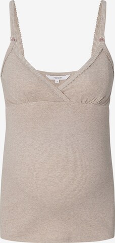 Chemise de nuit 'Maja' Noppies en gris : devant