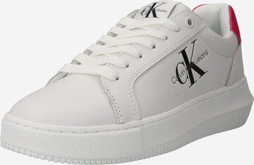 Sneaker bassa di Calvin Klein Jeans in bianco: frontale