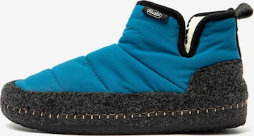 Nuvola. Hausschuh 'Boot New Wool' in Grün: Vorderseite