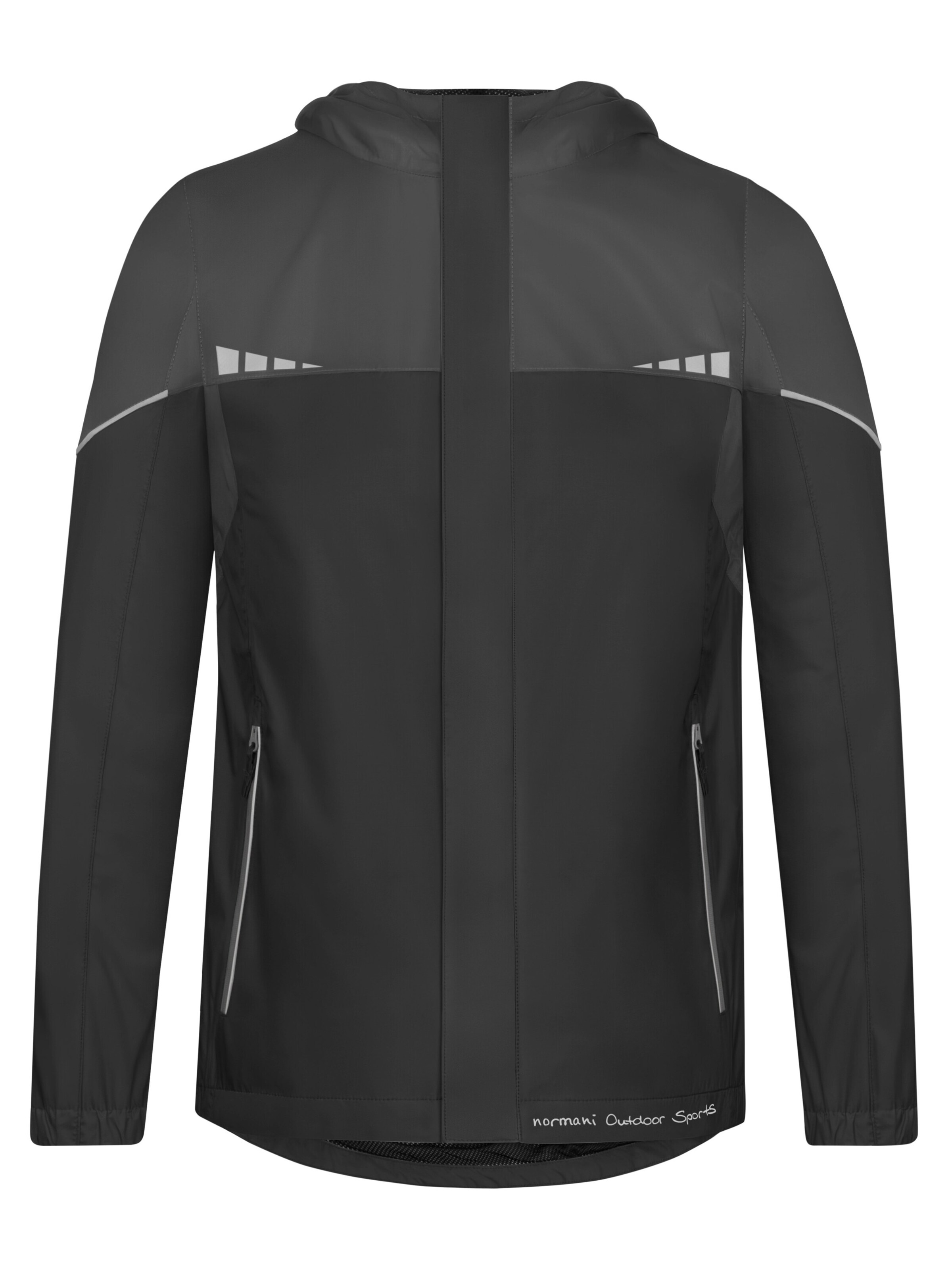 Veste outdoor normani en noir : devant