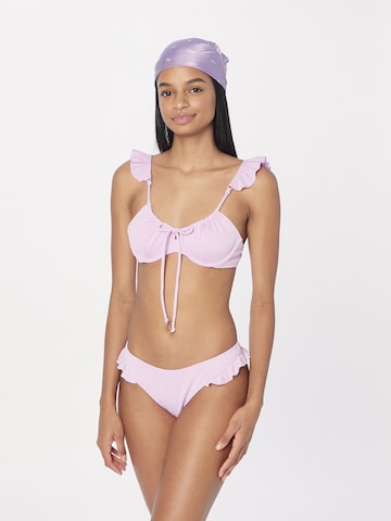 Hunkemöller Balkonet Bikini zgornji del | vijolična barva