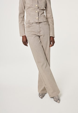 Fabienne Chapot Tapered Jeans in Beige