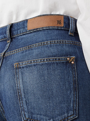 Regular Jean 'Marry' Yellow Blue Denim en bleu