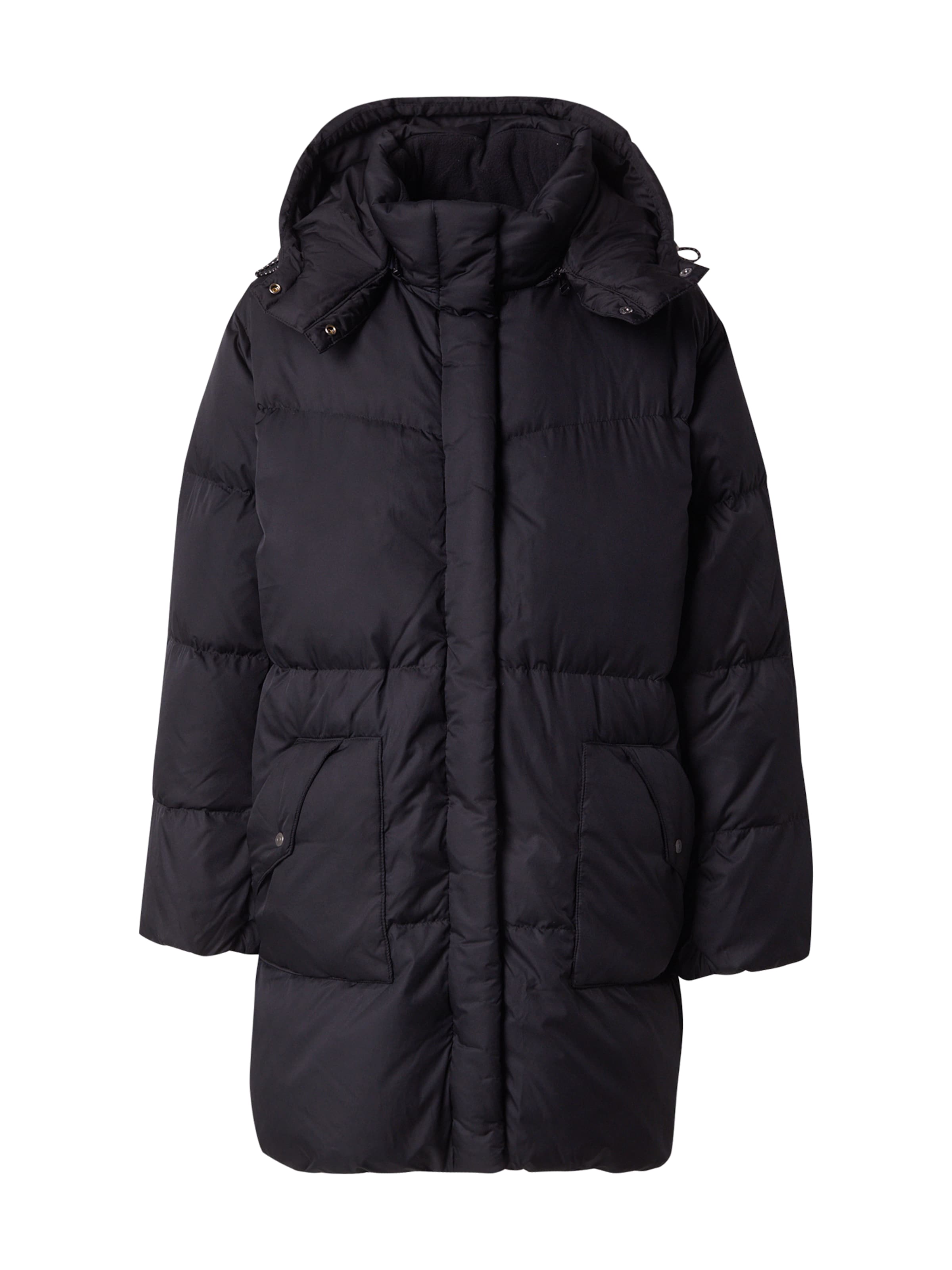 pilka LEVI&#x27;S ® Žieminė striukė &#x27;Western Bubble Midi&#x27;: priekis