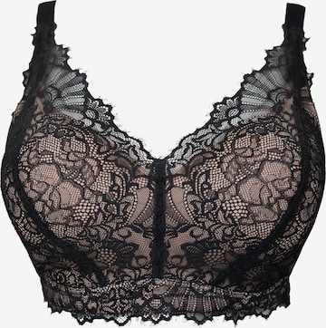 SugarShape Bralette Bra 'Sensla' in Black: front
