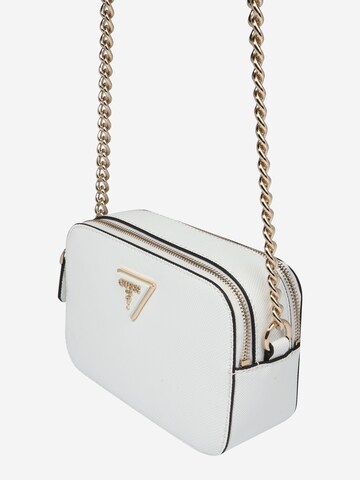 GUESS - Mala de ombro 'Noelle' em branco: frente