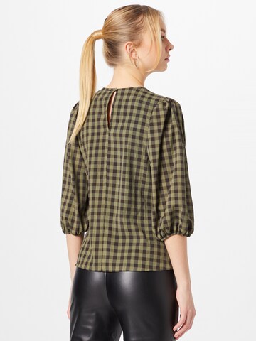 Oasis - Blusa 'Gingham' em verde