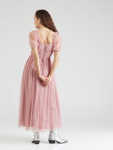 Maya Deluxe Evening Dress in Pink